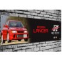 Mitsubishi Lancer Evo 6 Tommi Makinen (red) Garage Banner