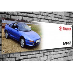 Toyota MR2 Mk2 (blue) Garage Banner