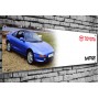 Toyota MR2 Mk2 (blue) Garage Banner