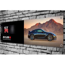 Nissan GTR (Black) Garage Banner