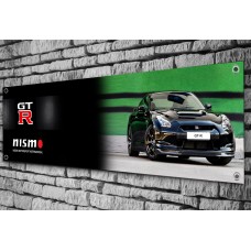 Nissan GTR Black Edition Garage Banner