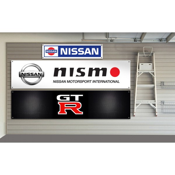 BANPN00070 Nissan Nismo Motorsport PVC Banner Garage Workshop GT-R Sign