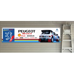 Peugeot 205 Turbo 16 Garage/Workshop Banner