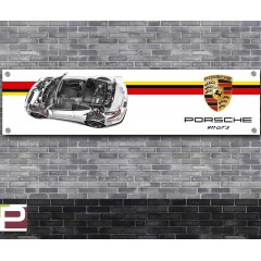 Porsche 911 GT3 Cutaway Banner