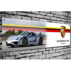 Porsche 918 Spyder Garage Banner