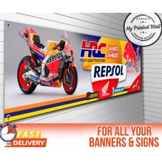 Repsol Honda Racing Team Garage/Workshop Banner