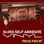 Gloss Self-Adhesive Vinyl per Square Metre