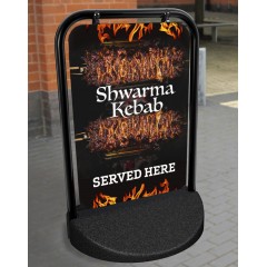 Shwarma Kebab Swinger Pavement Stand