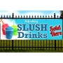Ice Slush Drinks PVC Banner