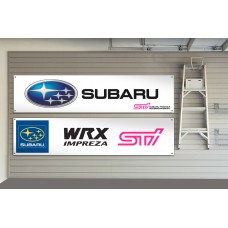 Subaru WRX STi Workshop / Garage Banner