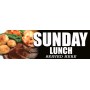 Sunday Lunch PVC Banner