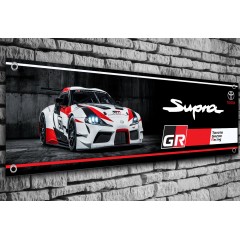 Toyota GR Supra Racing Garage Banner