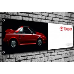 Toyota MR2 Mk1 (red) Garage Banner
