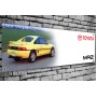 Toyota MR2 Mk2 (yellow) Garage Banner