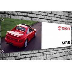 Toyota MR2 Mk2 (red) Garage Banner