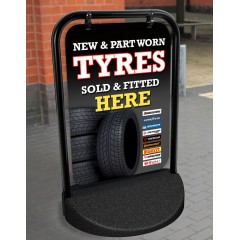 Tyres New & Part Worn Swinger Pavement Stand