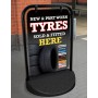 Tyres New & Part Worn Swinger Pavement Stand