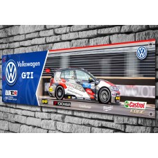 VW Golf GTi WTCR Garage/Workshop Banner