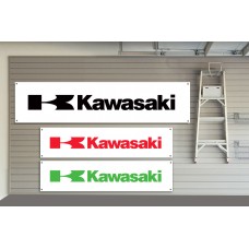 Kawasaki Motorcycle Garage / Workshop Banner